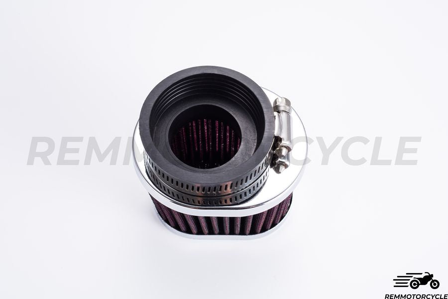 Motorcycle Air Filter Oval Red