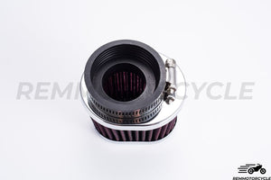 Air Filter ALU Oval Red