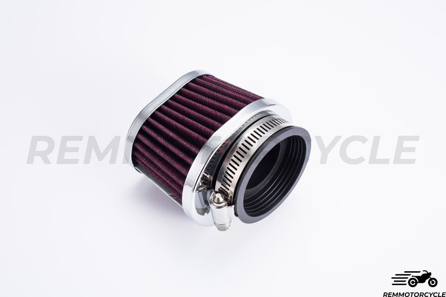 Motorcycle Air Filter Oval Red