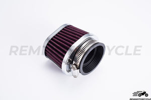Motorcycle Air Filter Oval Red