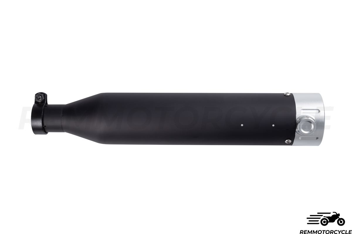 Black exhaust with manual valve