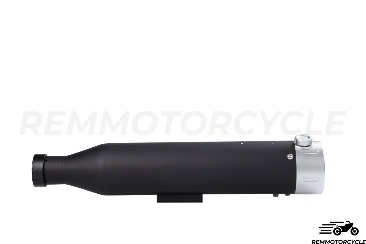 Black exhaust with manual valve