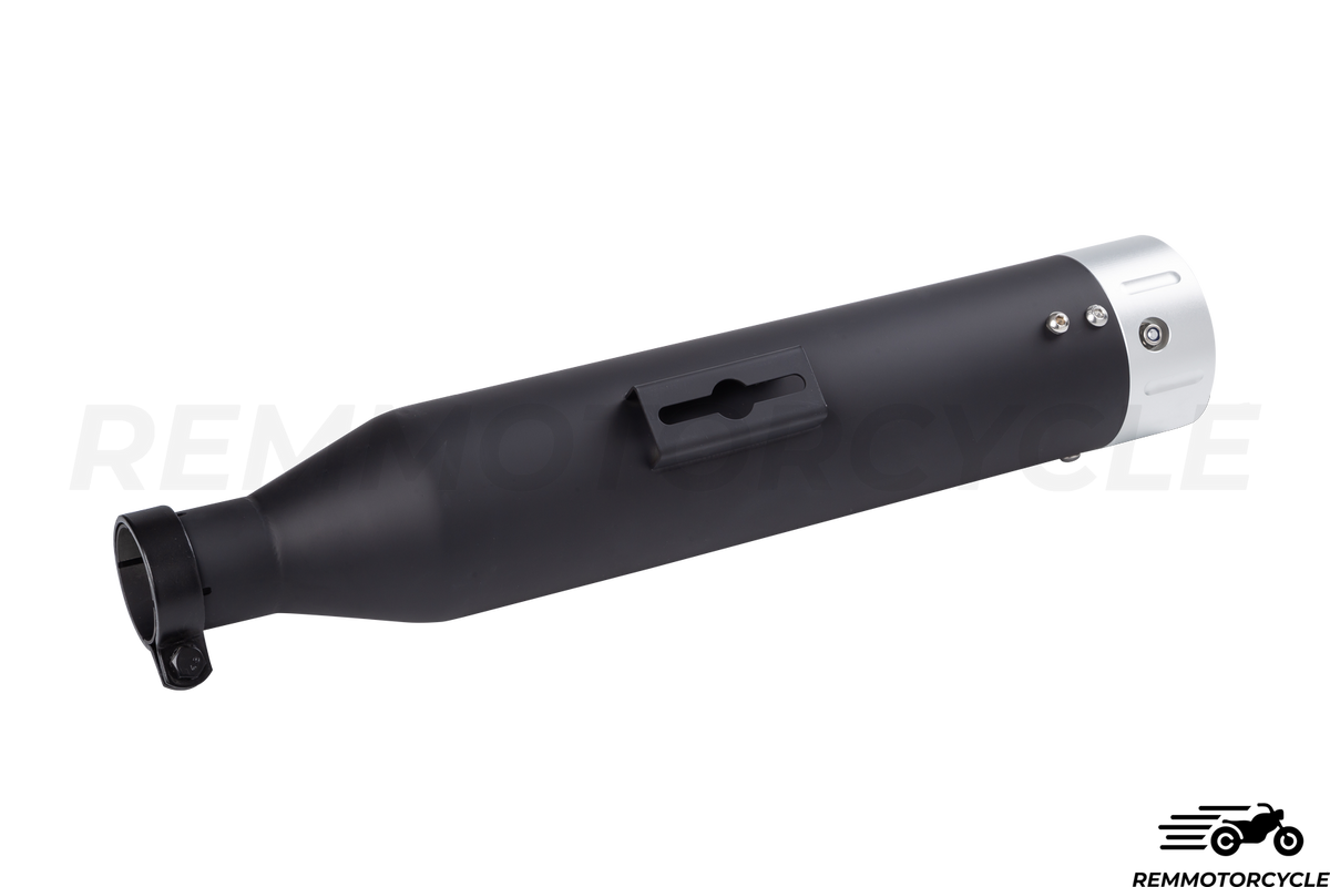 Black exhaust with manual valve