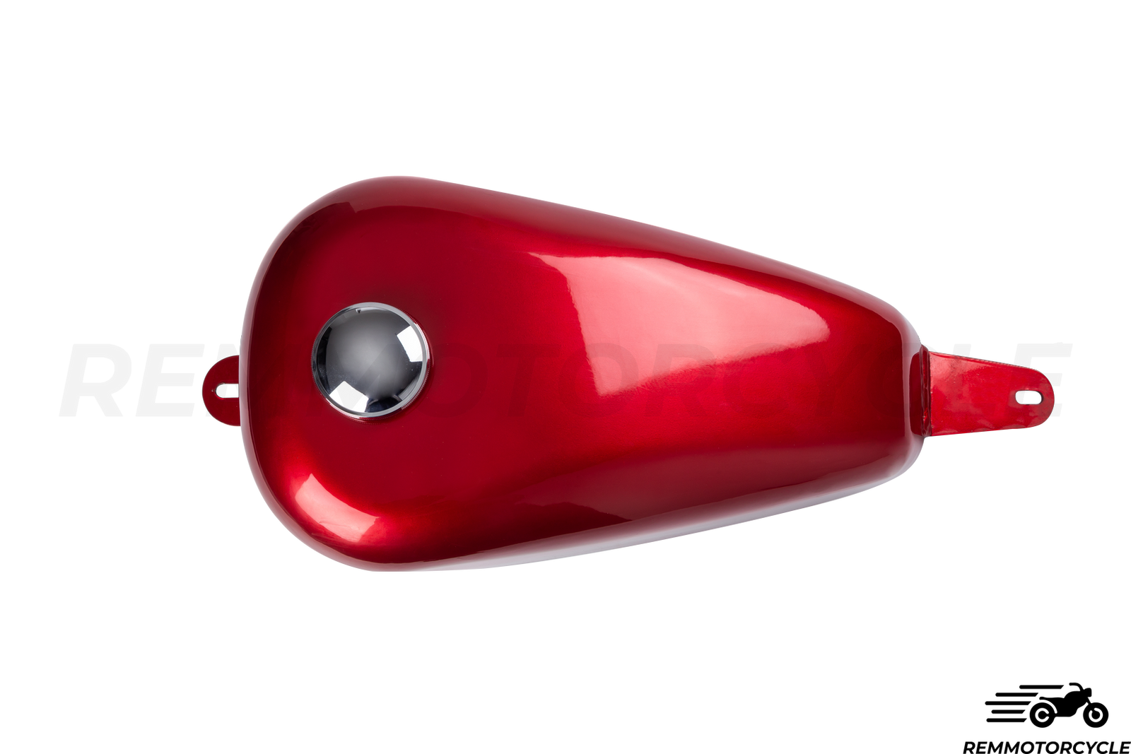 Honda Shadow gas tank red