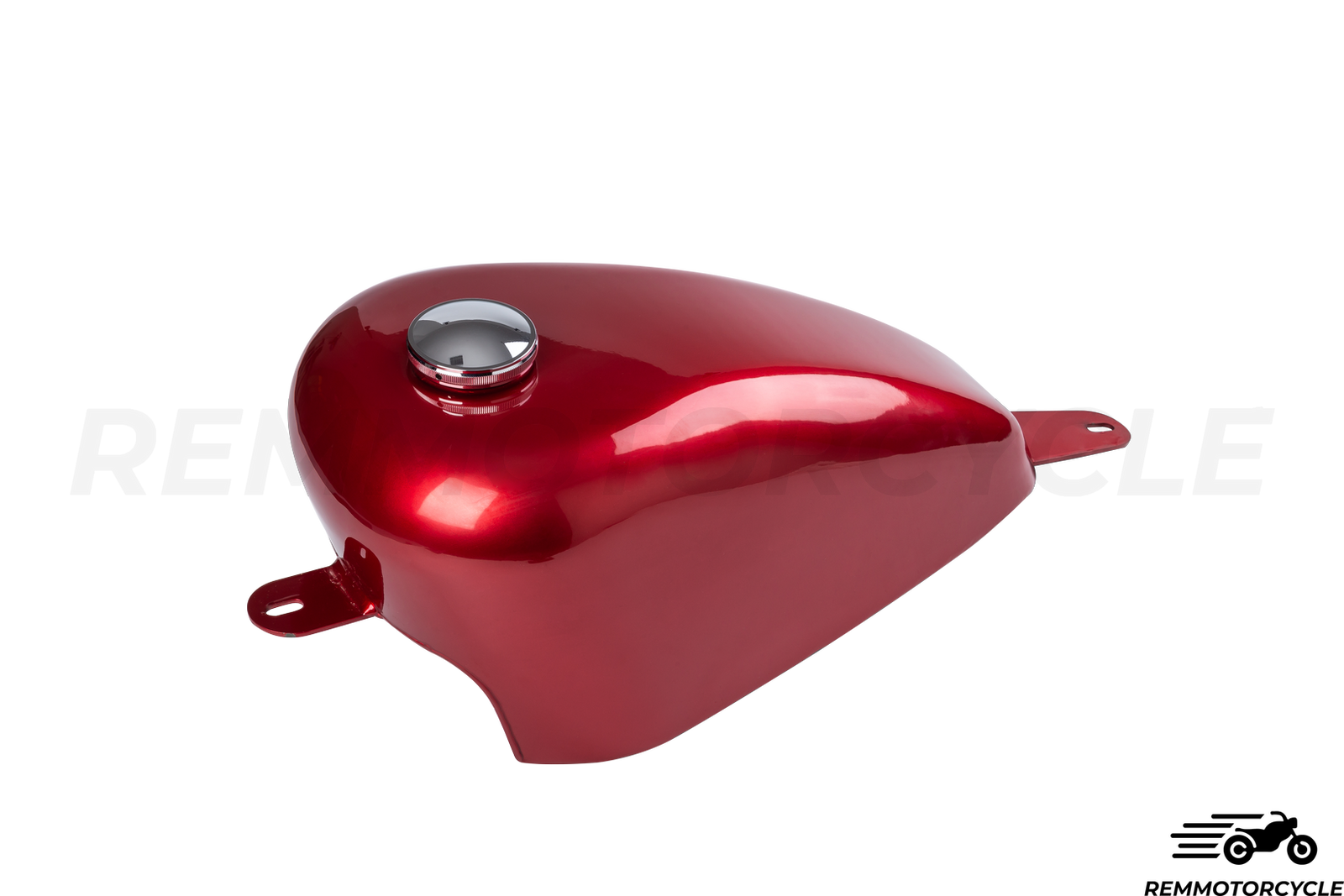 Honda Shadow gas tank red