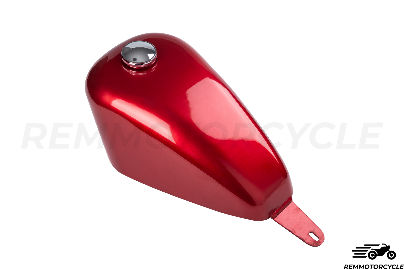 Honda Shadow gas tank red