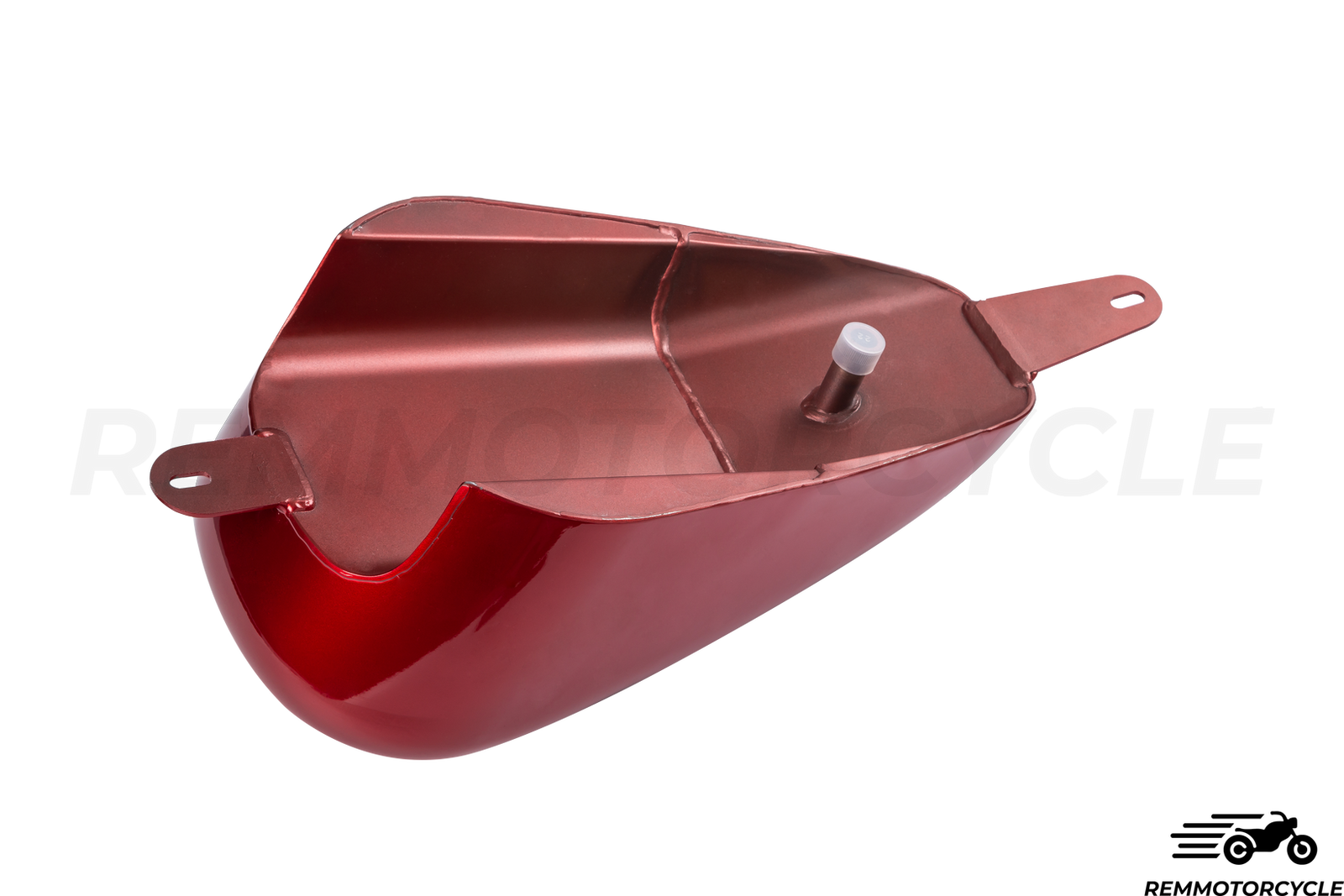 Honda Shadow gas tank red