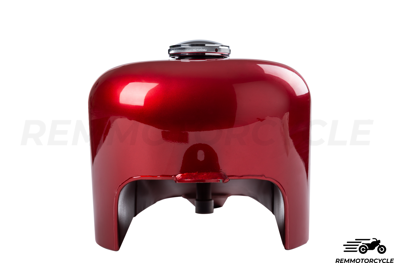 Honda Shadow gas tank red