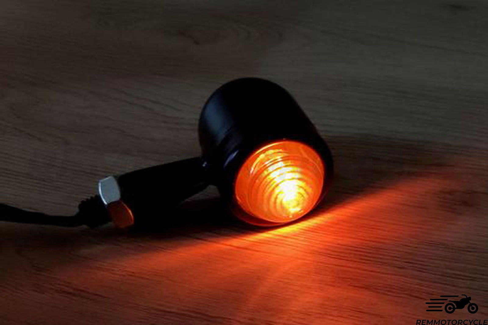 Set of 4 LED Indicators Black Lens Black