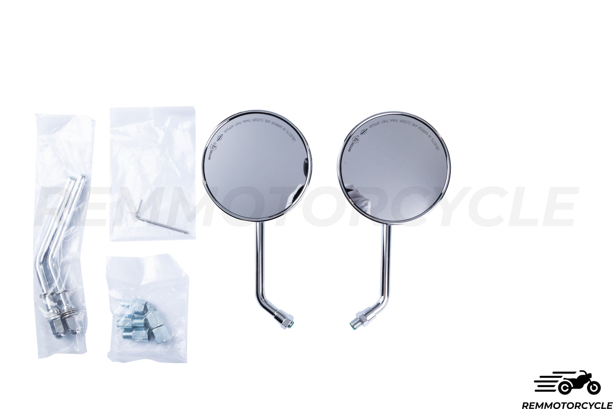 Classic chrome mirrors