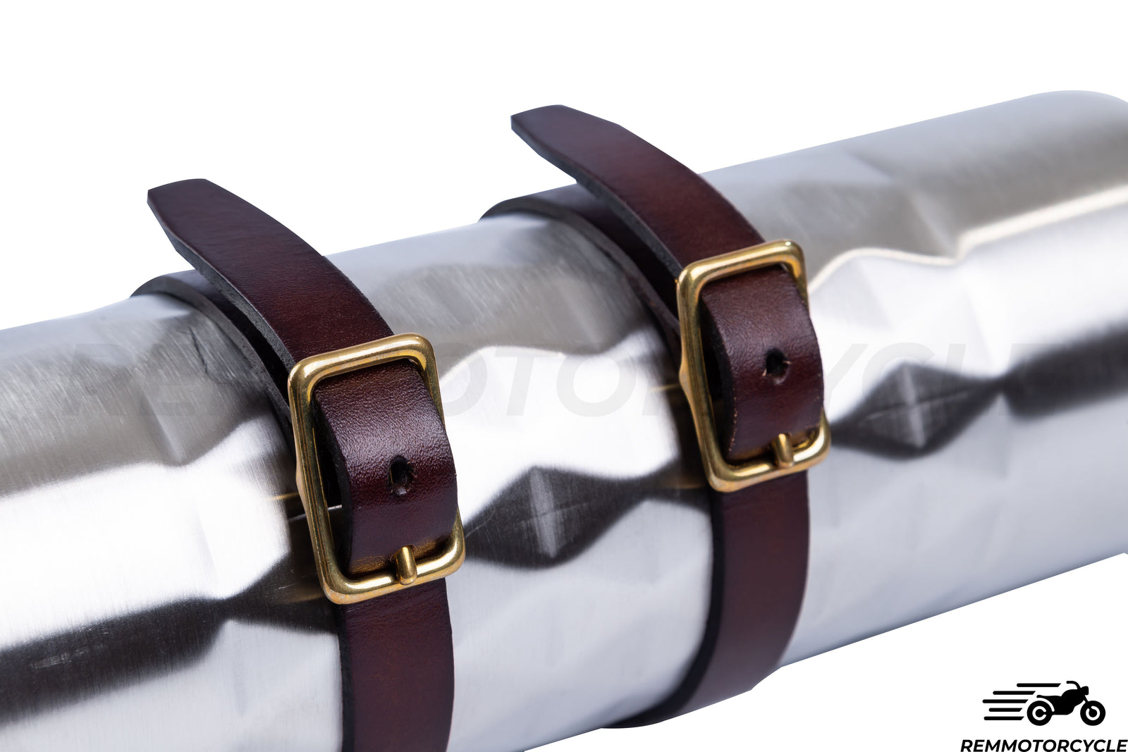 Additional motorcycle tank Diamond bottle with leather holder