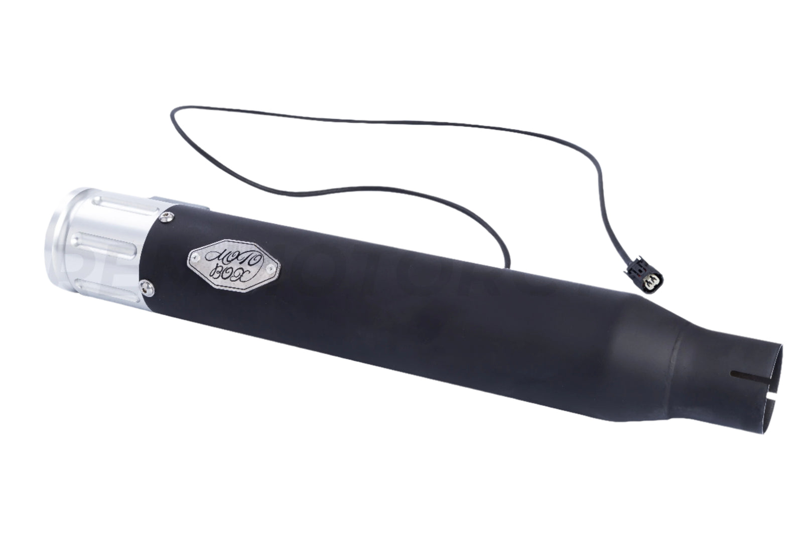 Motorcycle muffler with remote control valve