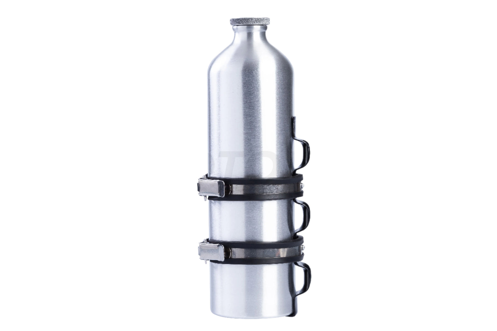 Additional Aluminum Motorcycle Fuel Tank - 1.5L Bottle with Cap and Mounting Bracket