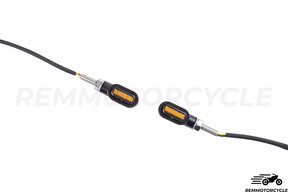 REMMOTORCYCLE 3 in 1 Motorcycle LED Approved Mini Blinker