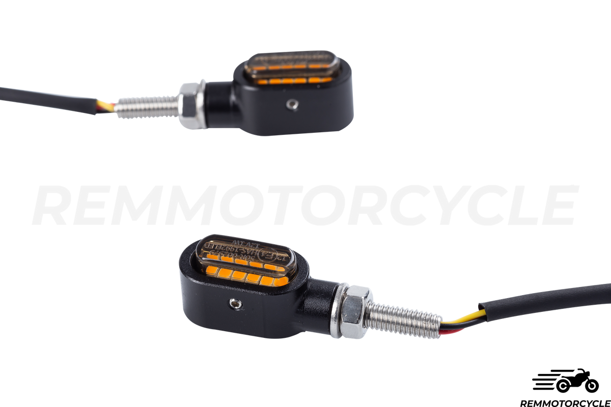 REMMOTORCYCLE 3 in 1 Motorcycle LED Approved Mini Blinker