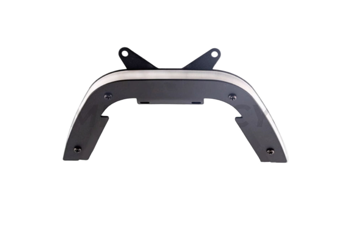 LED rear light for Triumph Bonneville Bobber motorcycle, showing the light assembly without the motorcycle&#39;s saddle.