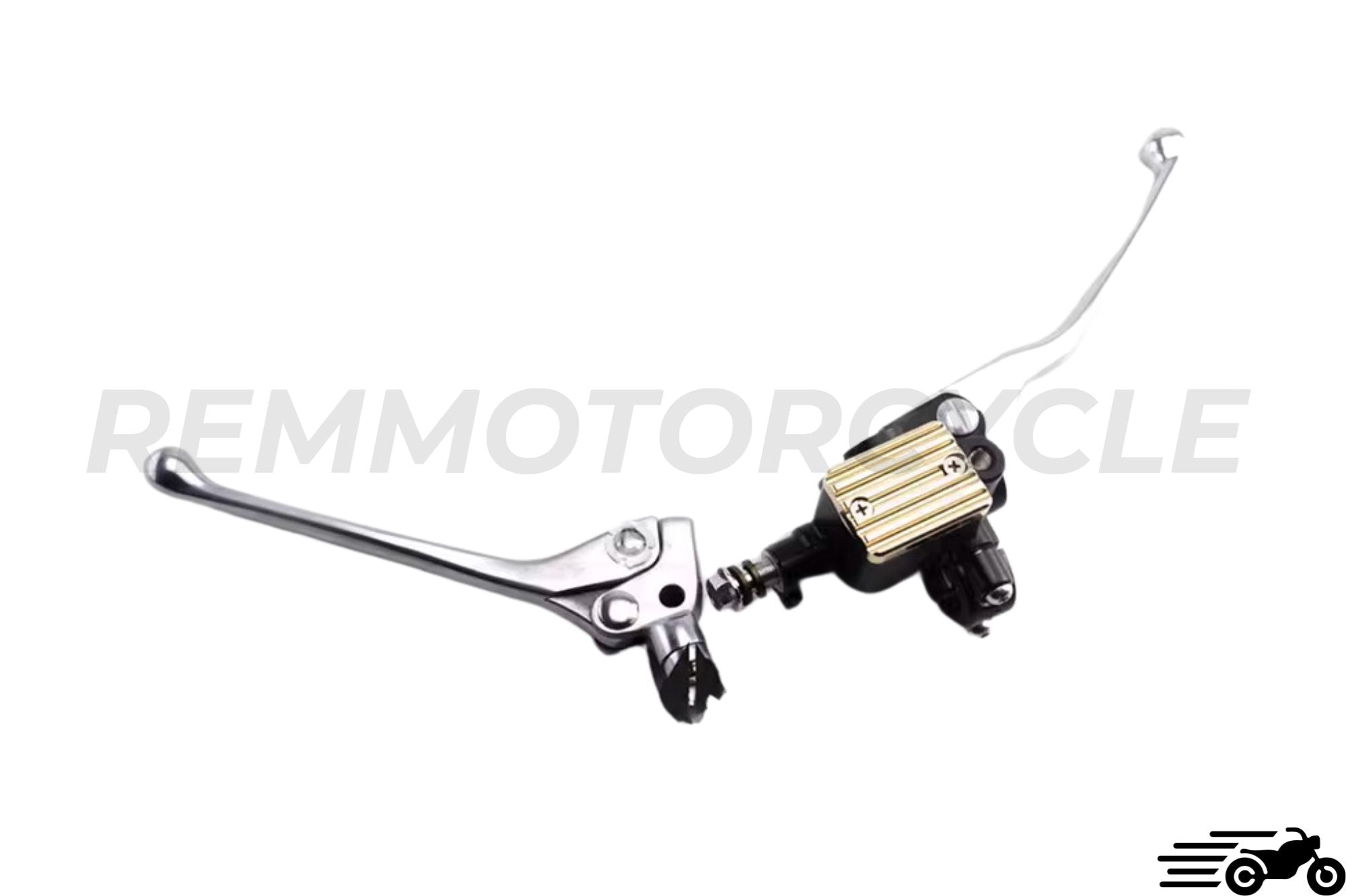 Motorcycle brake and clutch lever Black and Silver