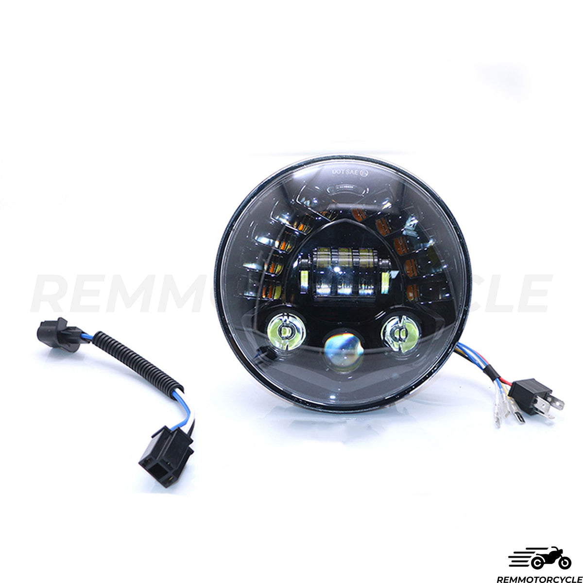 Headlight Multi DRL 7 inch integrated turn signals