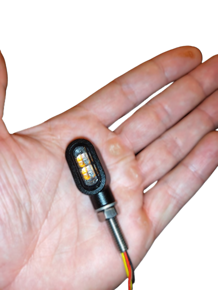 REMMOTORCYCLE 3 in 1 Motorcycle LED Approved Mini Blinker