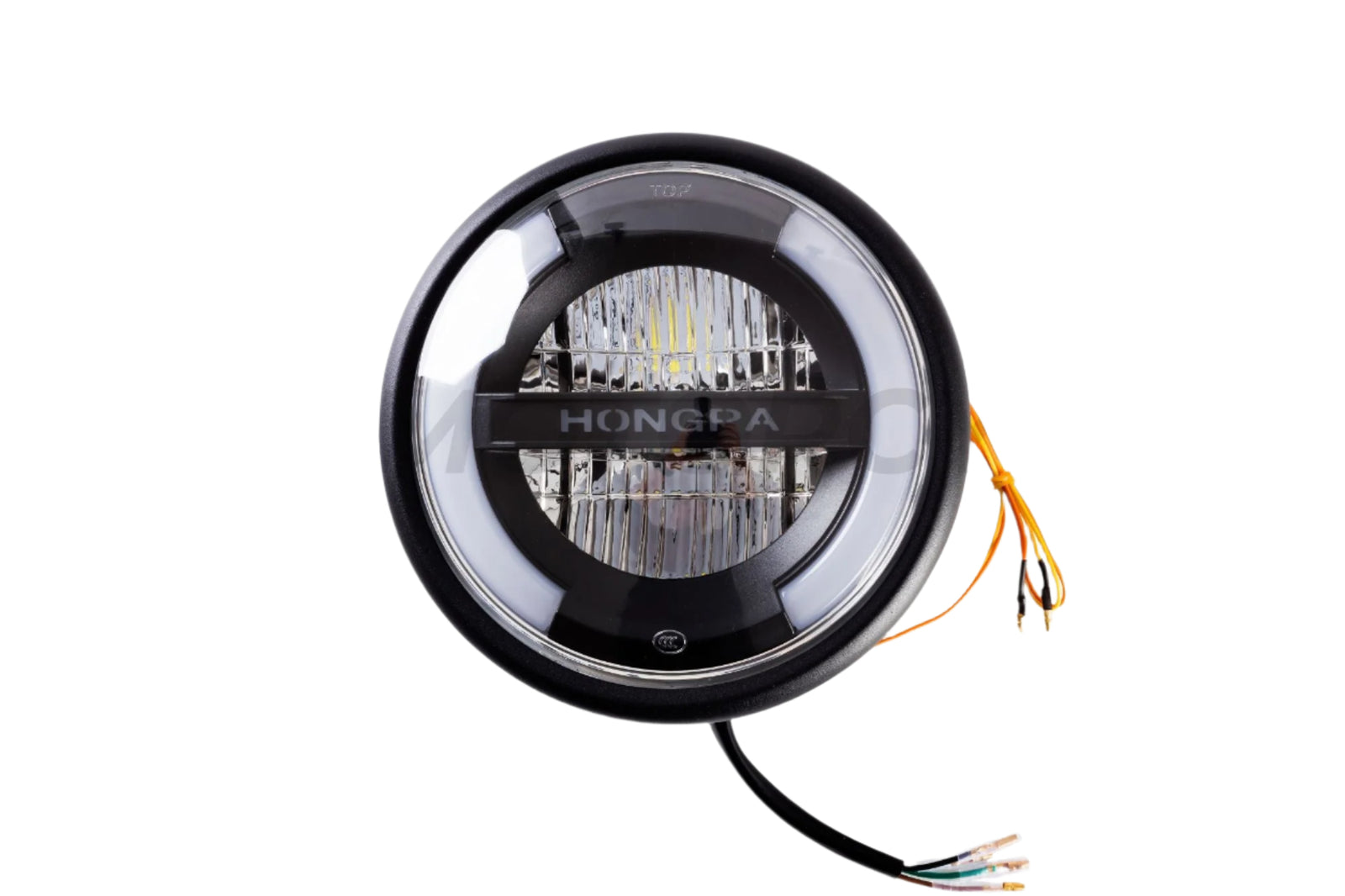 LED headlight with scrolling turn signals