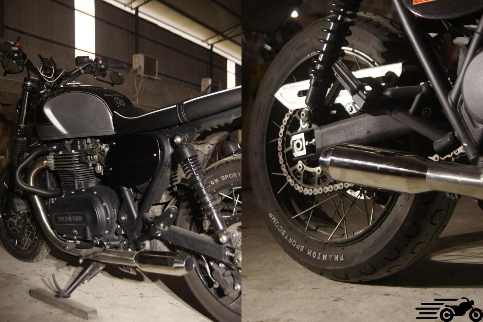 Pair of Short Brixton Cromwell Mufflers