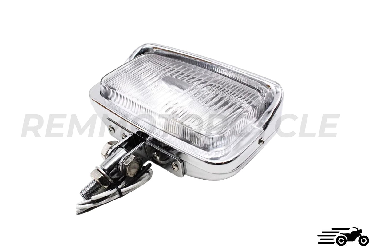 Rectangular front headlight