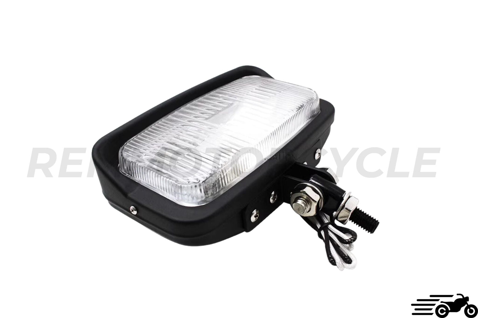 Rectangular front headlight