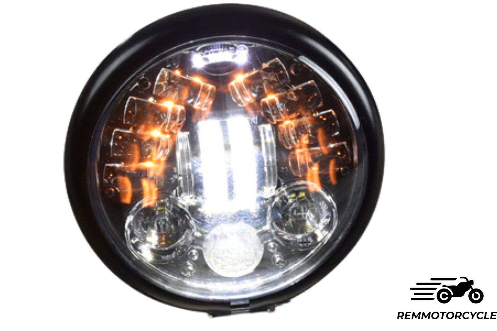 Multi DRL 15.5cm headlamp with integrated indicators