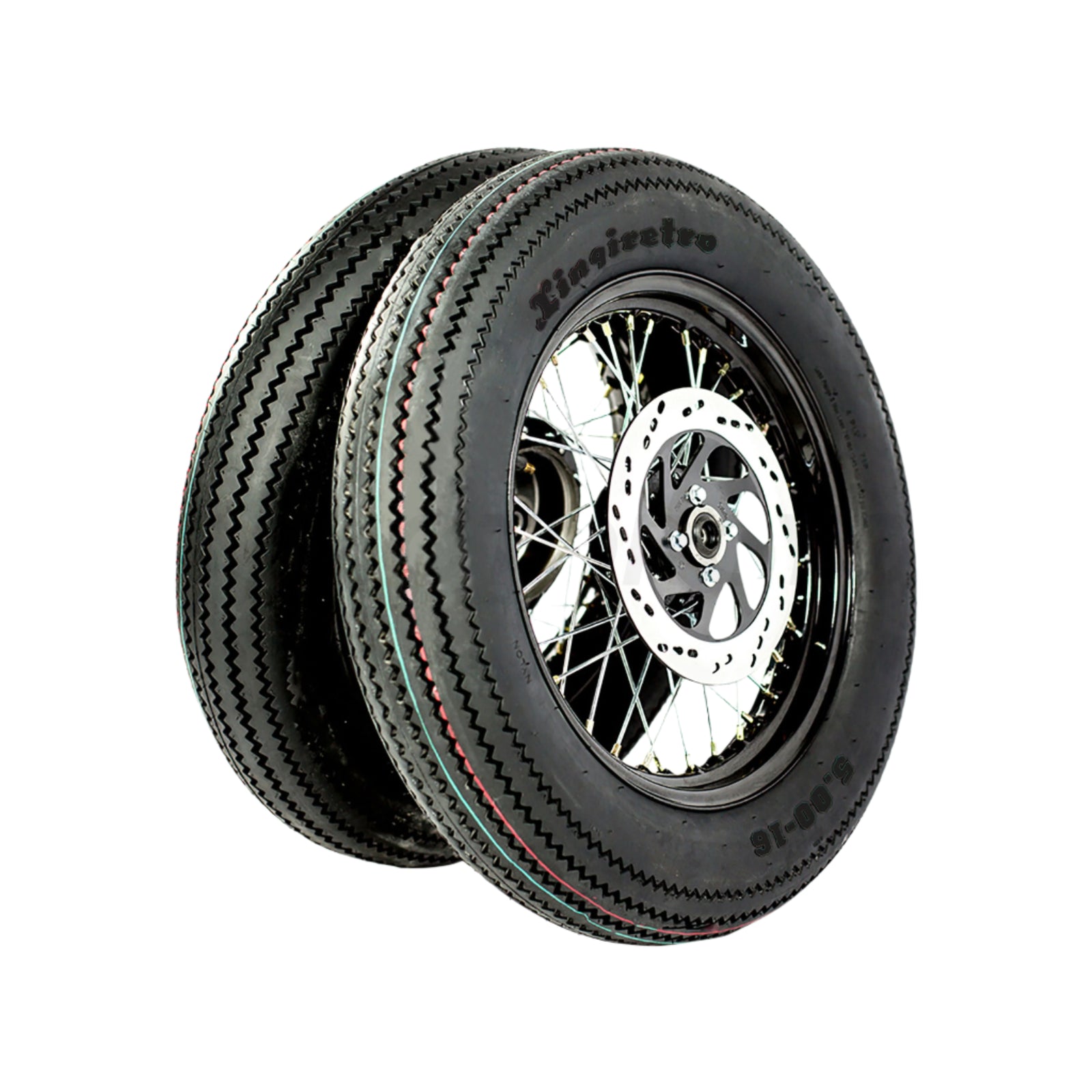 16 Inch Wheel (lot 2) with tire vintage 16-5.00