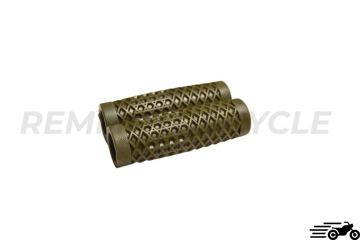 Retro vintage rubber grip