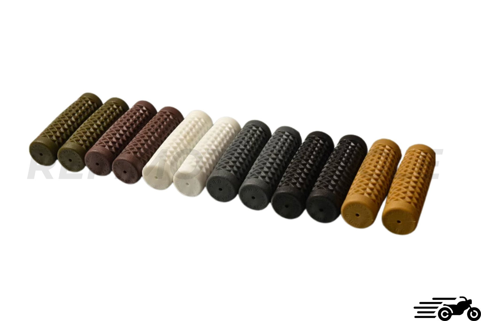 Retro vintage rubber grip