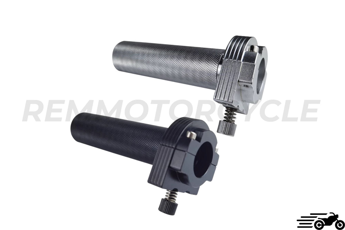 7/8" Aluminum throttle with 2 cables