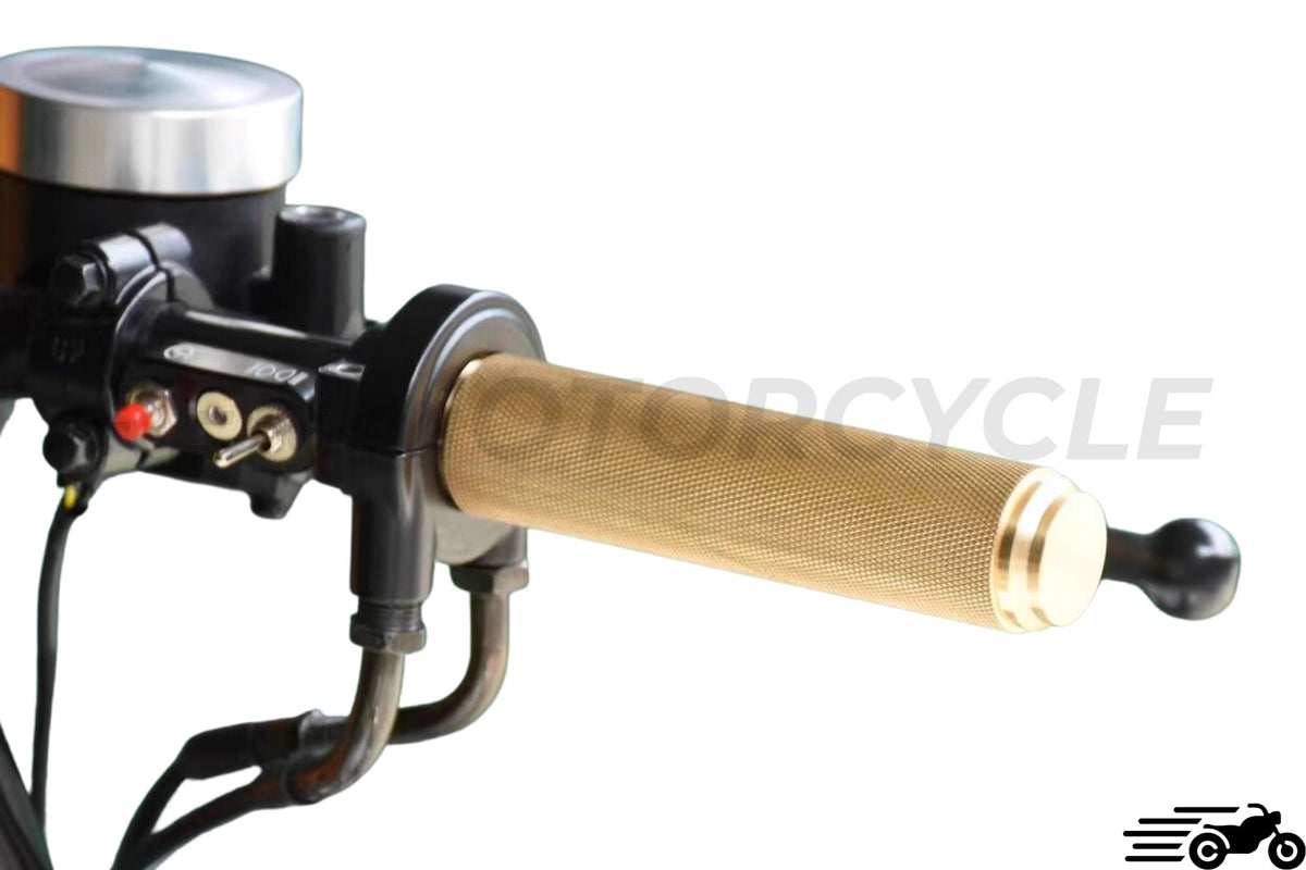 7/8"  non-slip brass handle grip