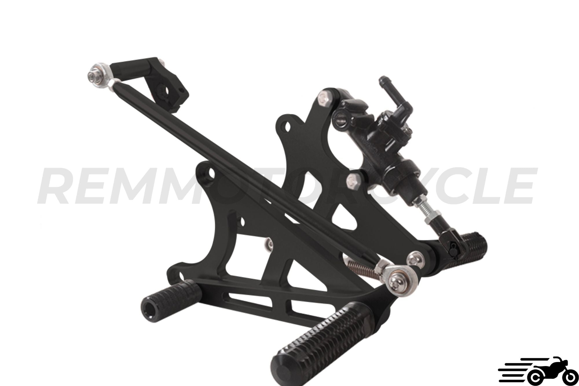 BMW K100 K75 K1100 Rear Set Complete Kit - REMMOTORCYLE