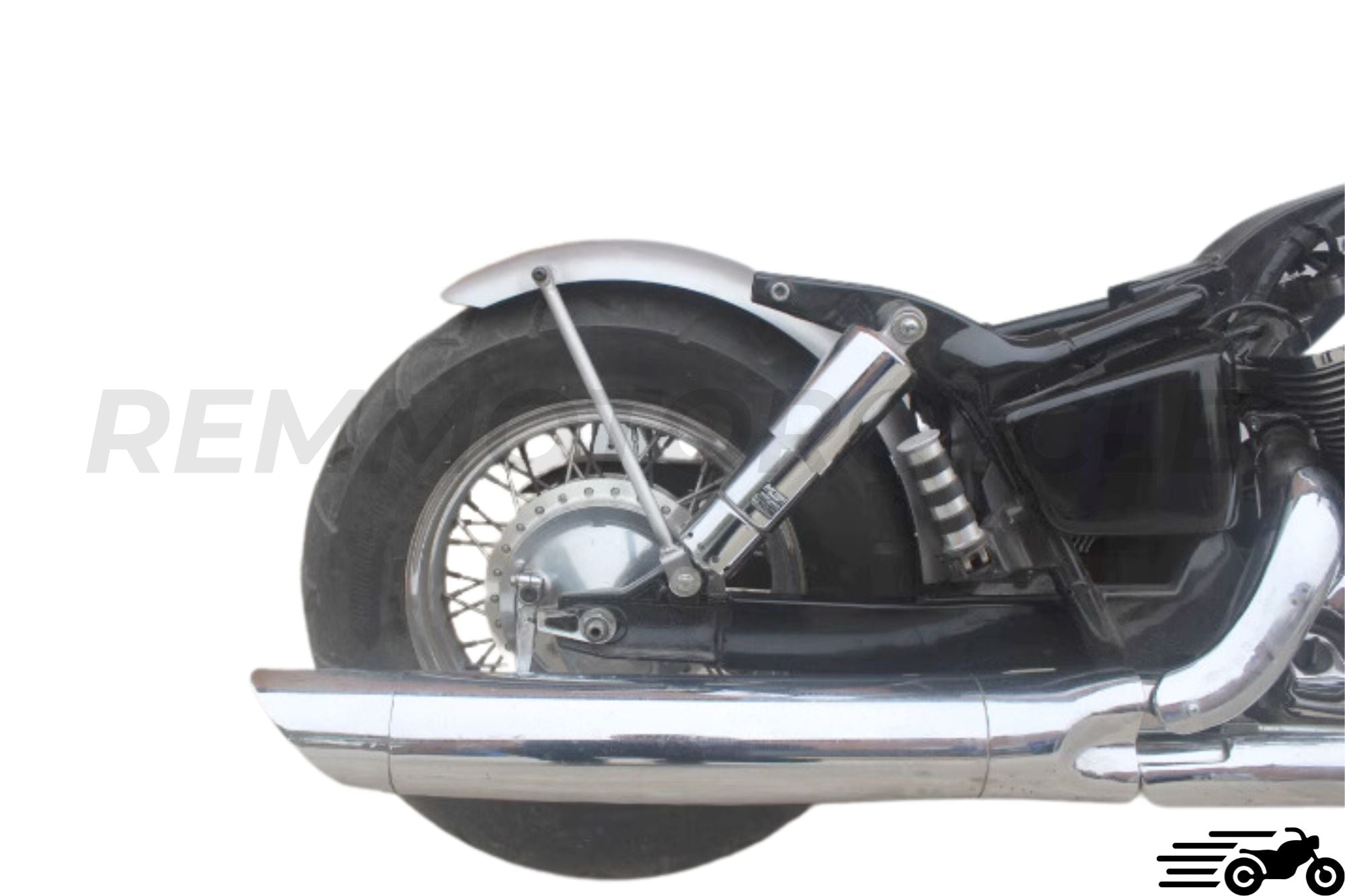 Shadow 400 Rear Fender Rails 2007 Honda Shadow Rear Fenders Black Steed: A Delightful Honda Shadow