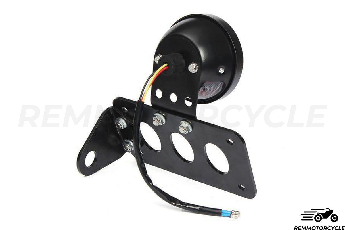 Taillight with Grid with plate bracket