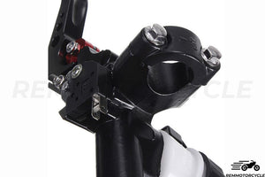 Master Cylinder CNC PERF 0.86 in (22 mm) Black and Red