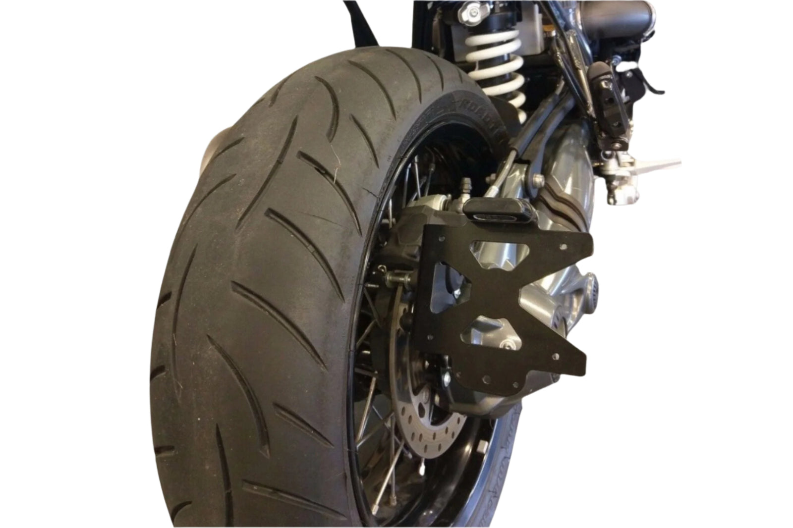 BMW R NineT side license plate holder