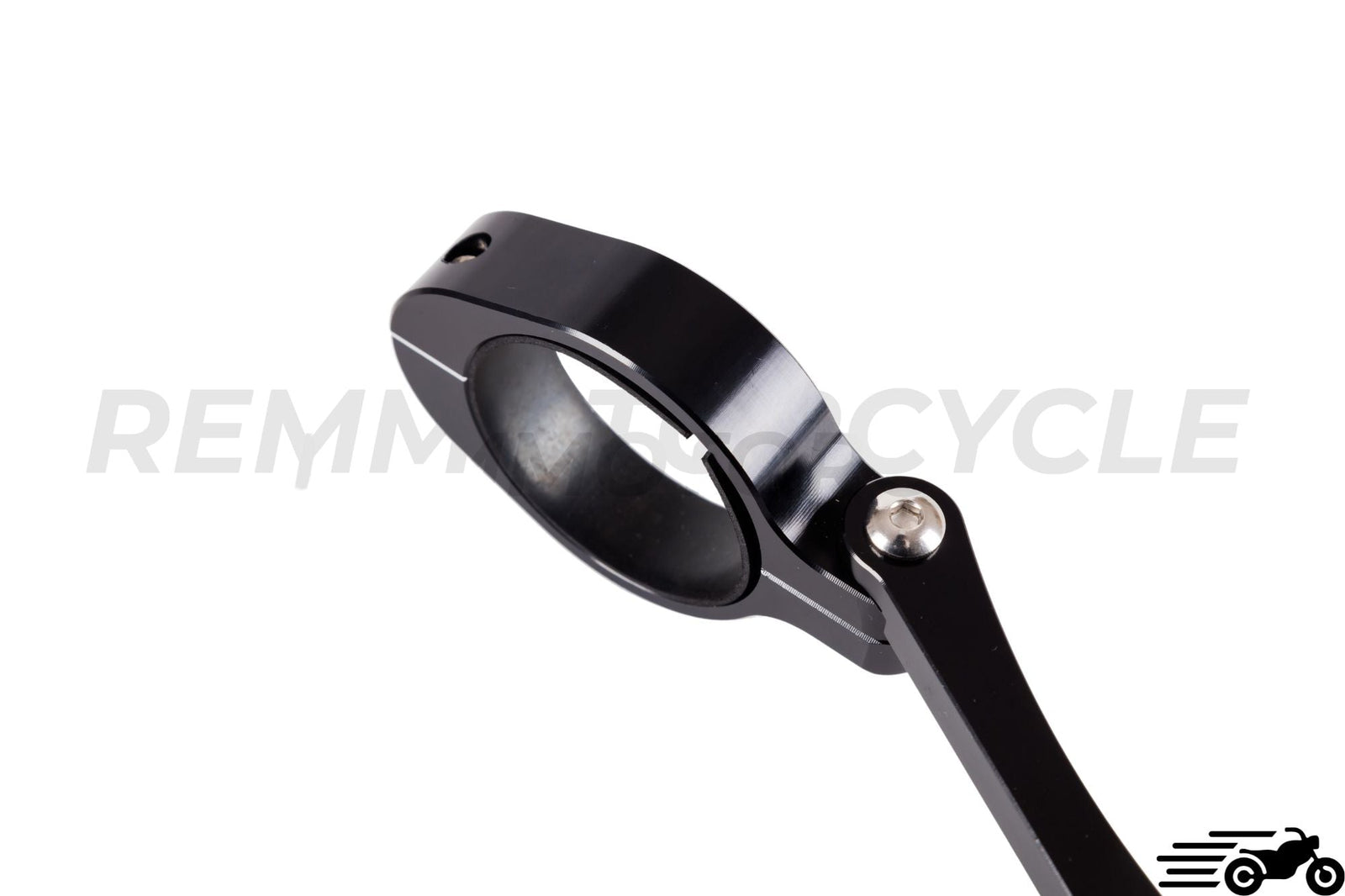 Front Headlight Mounts 33 to 58 mm Black Aluminum