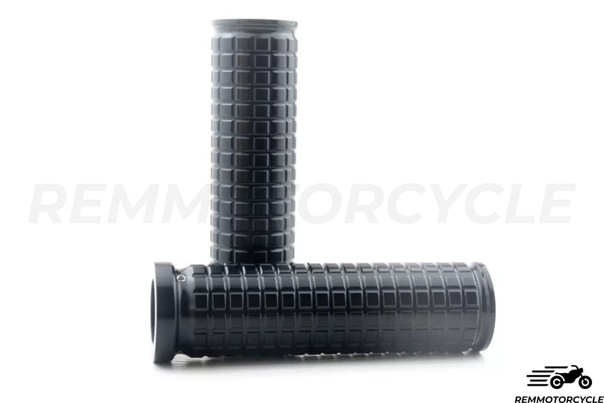 Handlegrips aluminum Black or Silver 0.86 in (22mm)