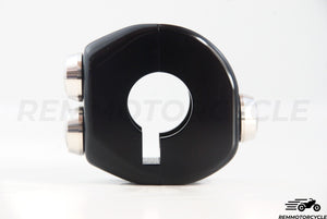 Pulsador interruptor moto CNC 3 botones negros o plateados 0,86 in o 0,98 in (22 o 25 mm)
