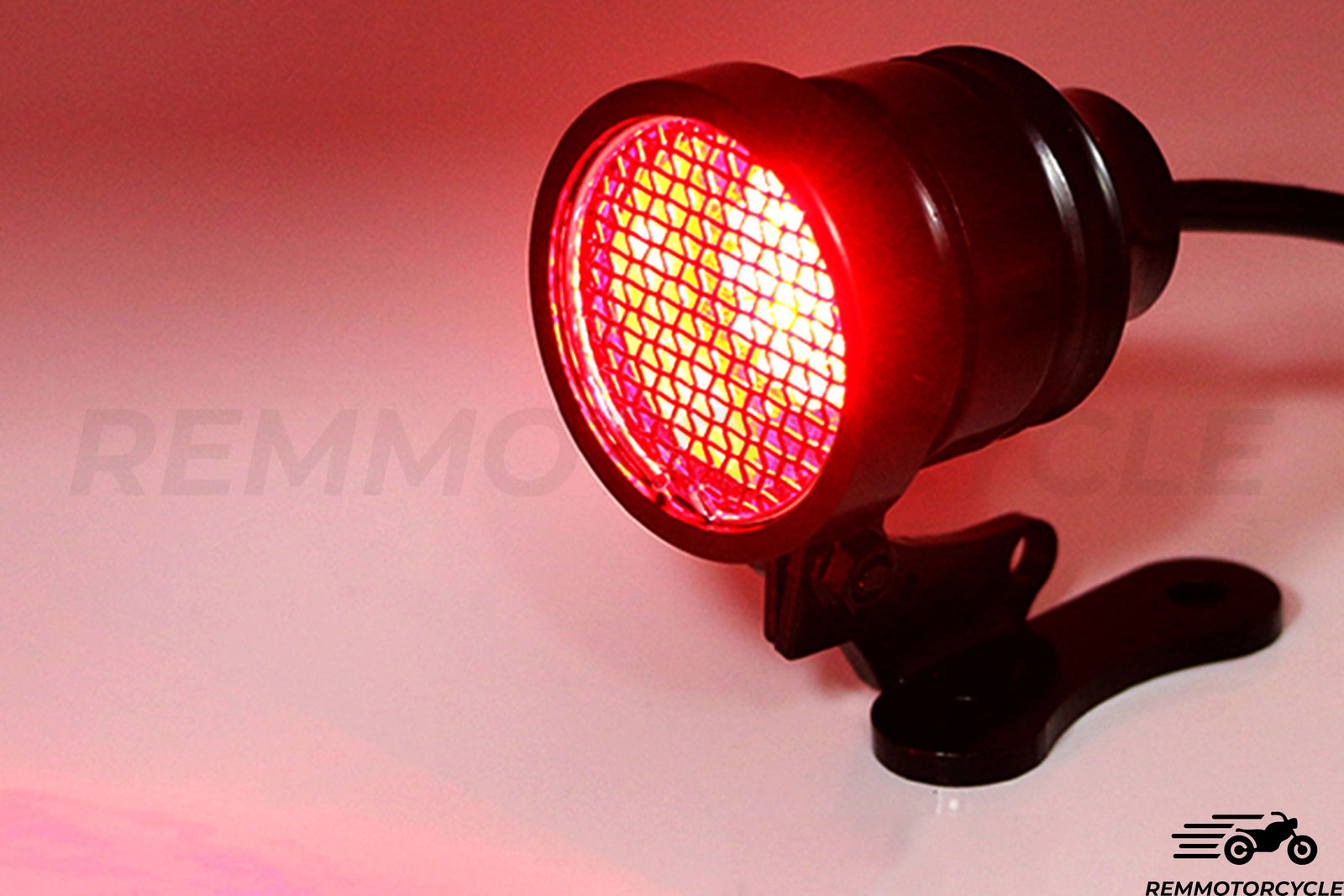 Taillight LED Aluminum Grid Black