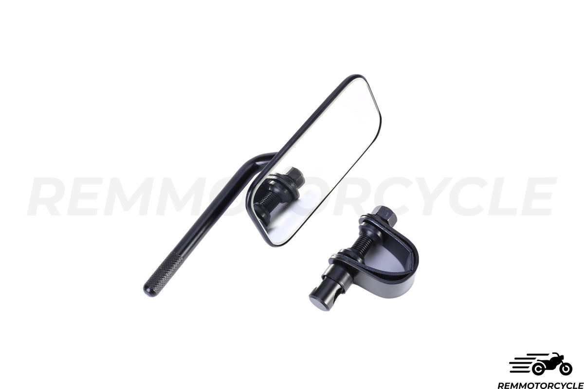 Mirror Square Retro Classic With Black handlebar