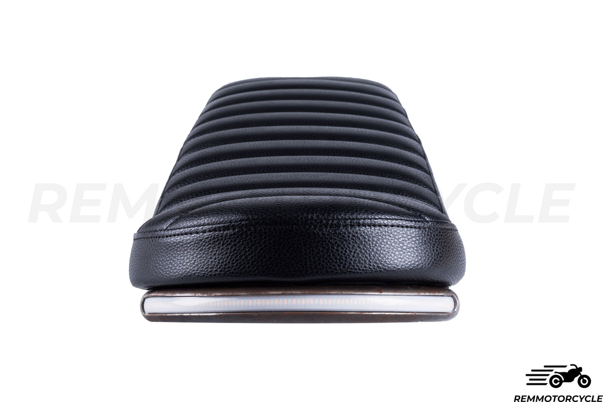 Black seat raised model "Type 1" 19.68 in (50 cm) with LED scrolling buckle
