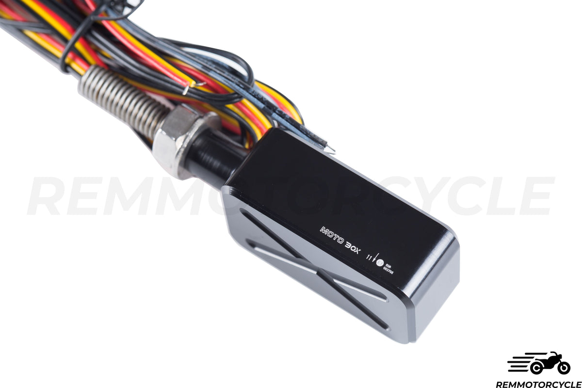 Tail Lights & Indicators Motorcycle Aluminum Black