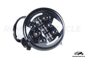 Bobber LED Headlight with Integrated Turn Signals