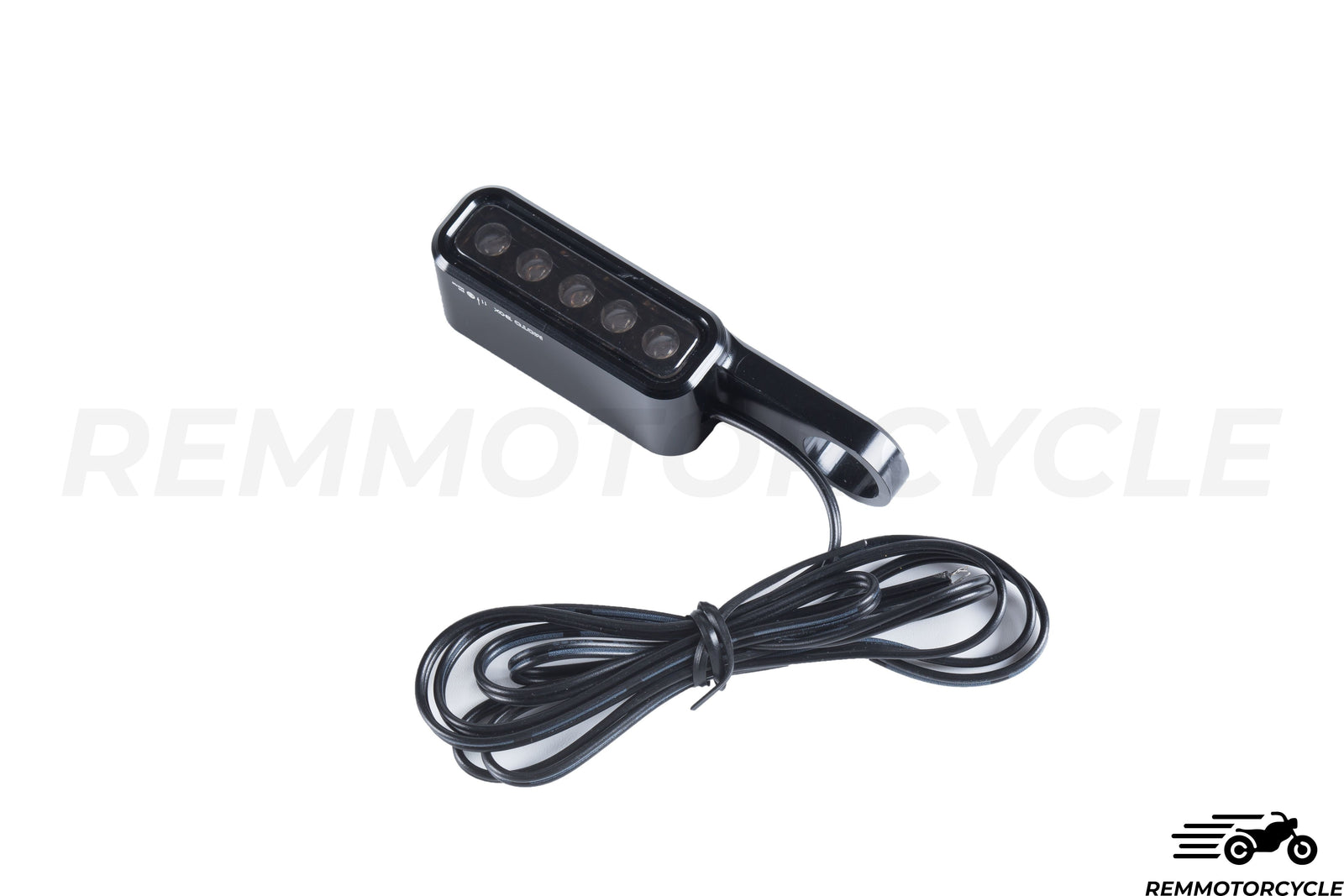 Motorcycle Turn Signal Lights Aluminum Handlebar Black Approved