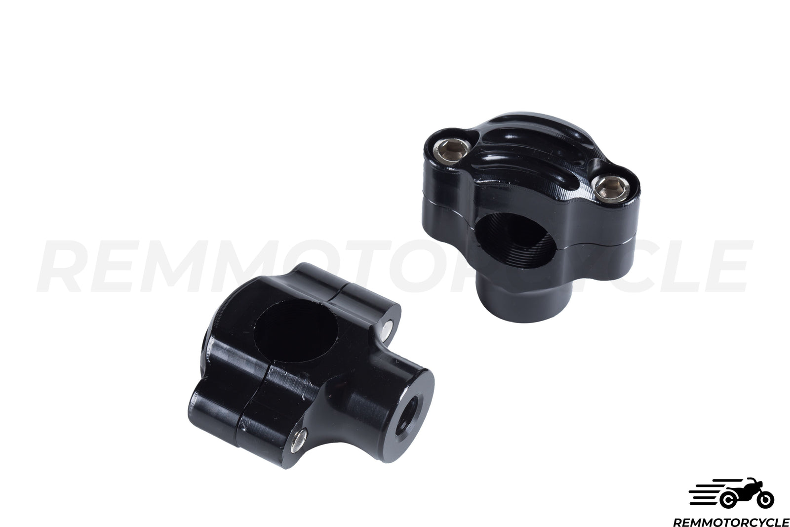 Risers 7/8" or 1" Chrome, Black, Titanium, or Brass