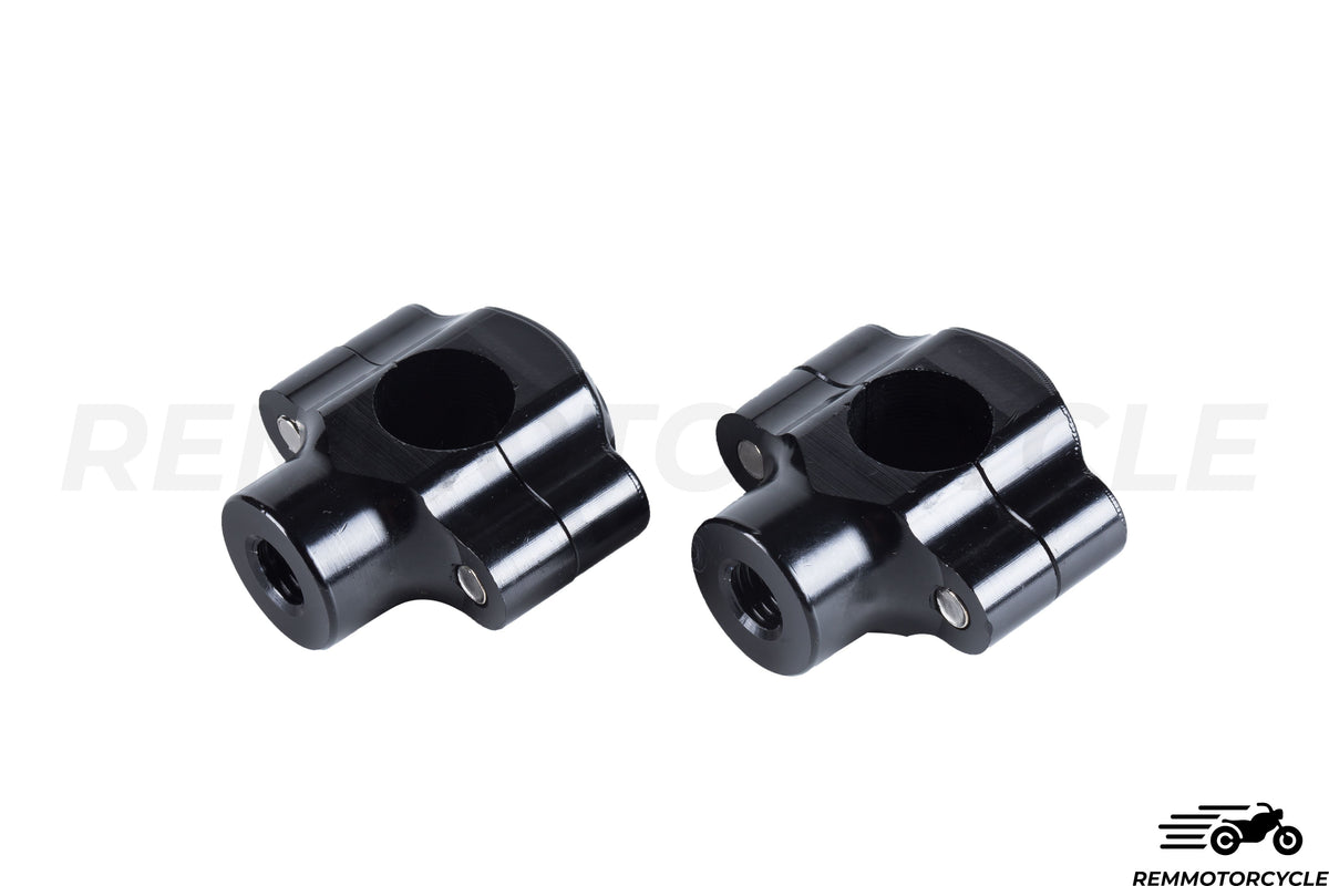 Risers 7/8" or 1" Chrome, Black, Titanium, or Brass