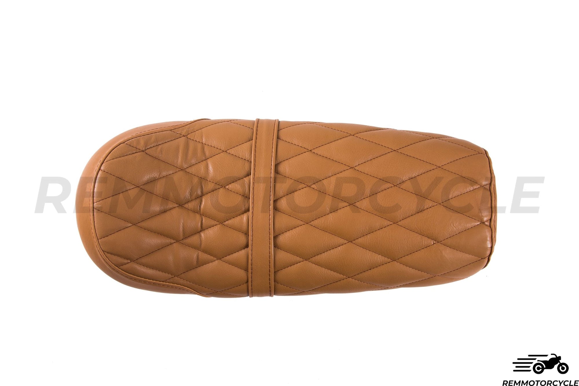 Leather Camel seat type 2 raised diamond with U frame